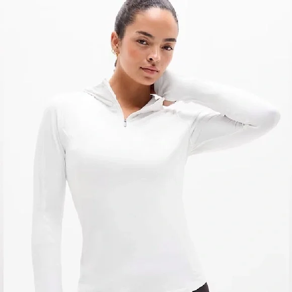 Athleta Summit Half Zip Hoodie - Picture 1 of 5
